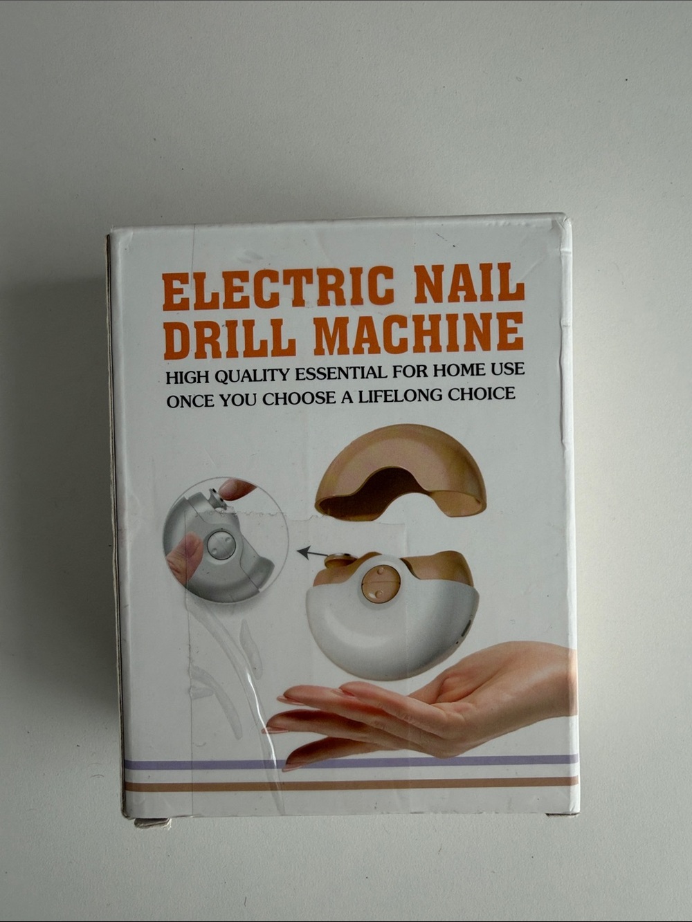 New - Manicure - File - Chargeable Electric Nail Drill Machine - Red